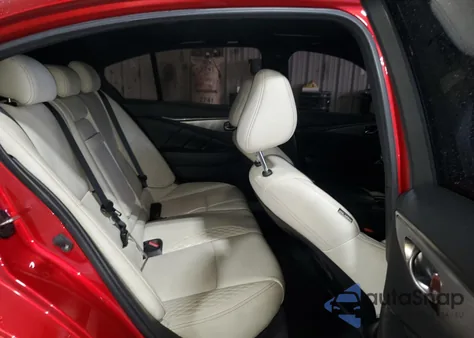 2019 Infiniti Q50 Red Sport 400 from USA, damaged, VIN JN1FV7AP1KM760128